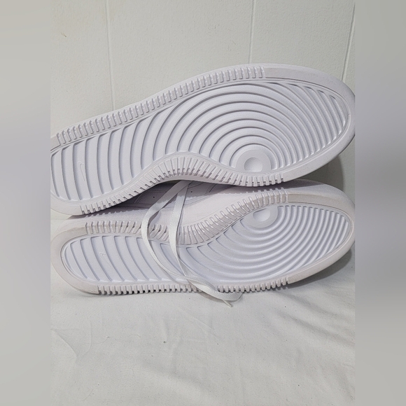 Nike Court Vision Alta Triple White Women’s Size 12 Vintage 80's Look - Picture 4 of 9